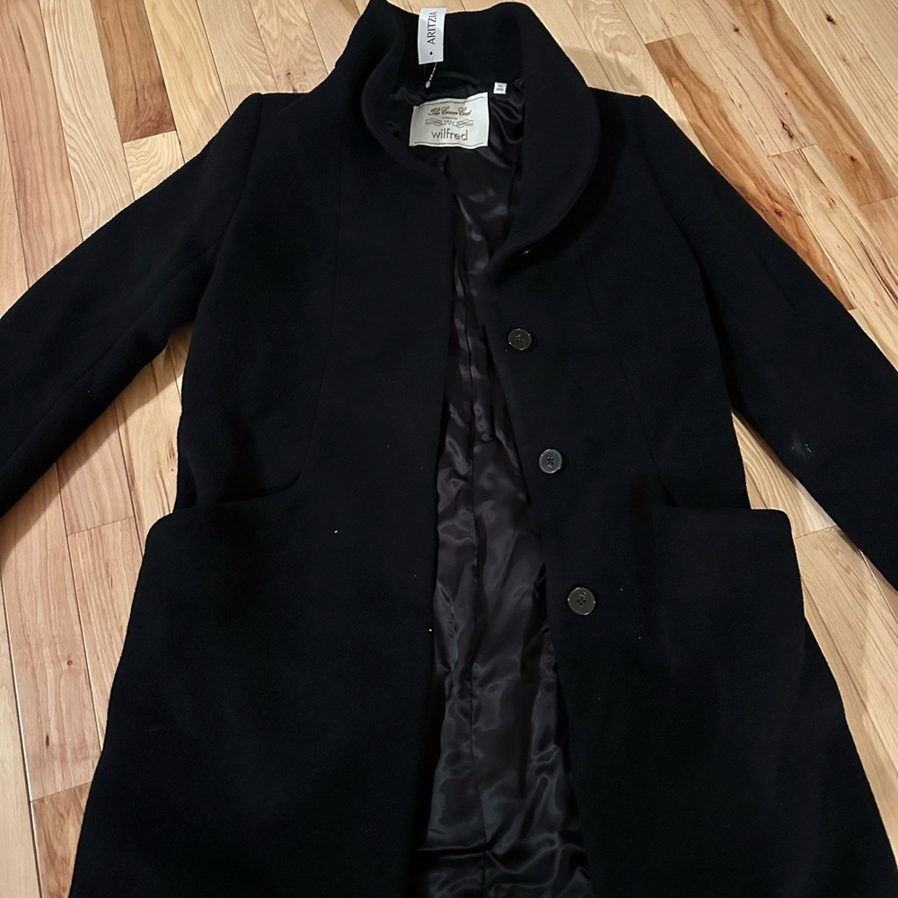 Aritzia Wilfred Cocoon Coat Size 2XS